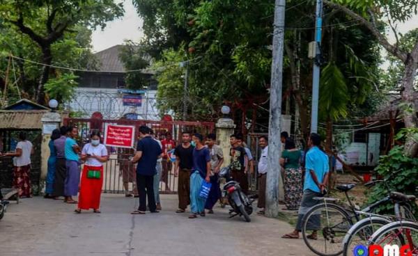 Sittwe Prison pictured on November 17.