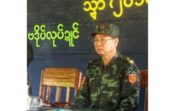 မွန်ပြည်သစ်ပါတီစစ်ဦးစီးချုပ် ဗိုလ်ချုပ် လယီကောင်း(photo/MNA)