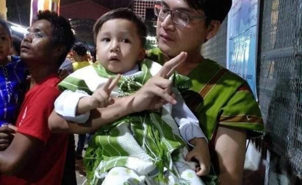 Photo of missing doctor and son (photo: Thu Thu Kha Magway)