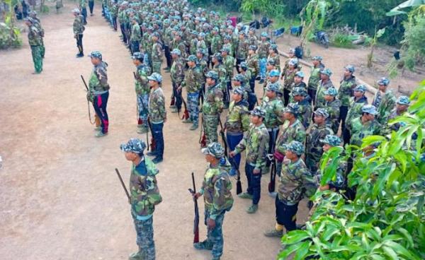 Members of PDF Kalay. Photo: The Irrawaddy