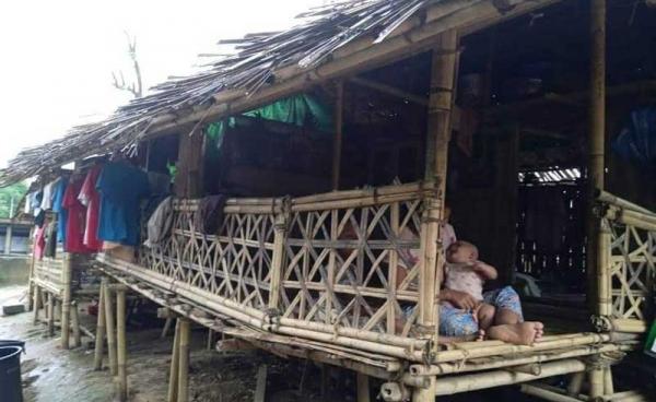 Pelpadon IDP camp in Arakan State’s Ann Township. (Photo: CJ)