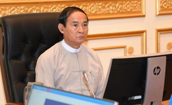 President Win Myint. Photo: Myanmar President Office