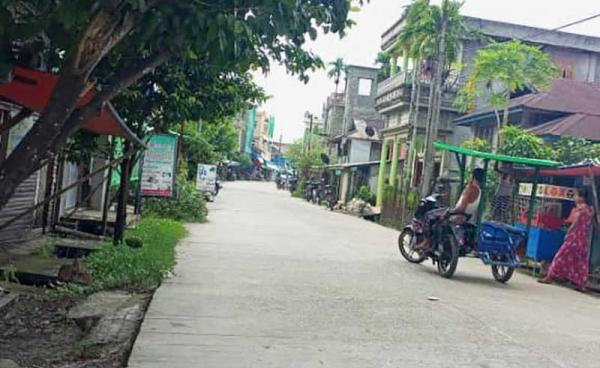 Rathedaung town pictured on July 20, 2022. (Photo: CJ)