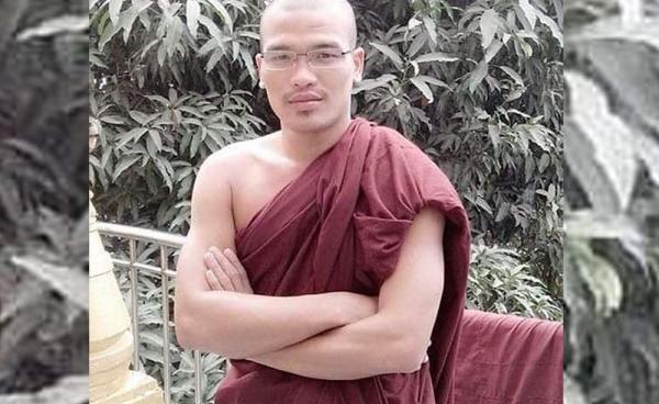 The abbot of the Ywet Nyo Taung Village monastery in northern Maungdaw Township. (Photo: Arakan Bay News)