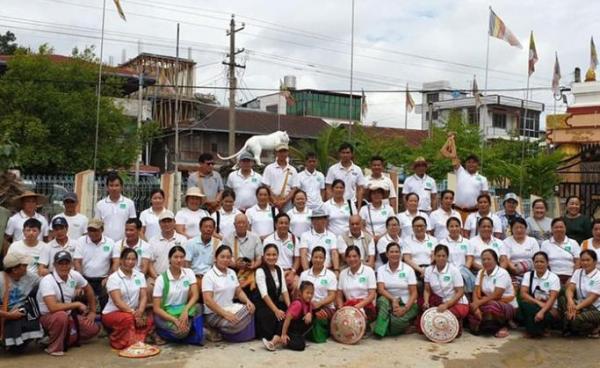 SNDP party members in Nam Kham, Shan State. Photo: SNDP