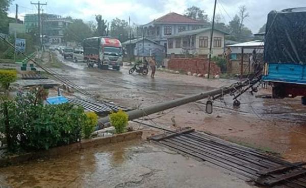 Photo - Strom hits at Numsang Photo Credit to Numsang Youth