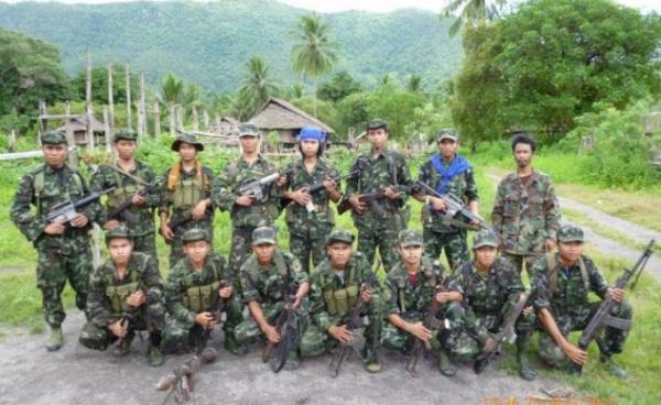 A file photo of an Arakan Army unit from the group’s Facebook page.