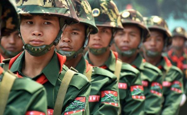 TNLA troops. Photo: Frontier Myanmar.