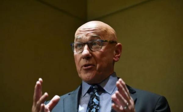 Tom Andrews, the UN Special Rapporteur on the situation of human rights in Myanmar, takes part in an interview with AFP at a hotel in Kuala Lumpur on June 23, 2022. Photo: APF