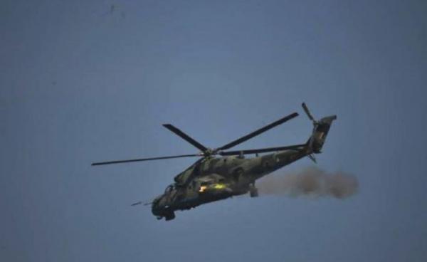 A military fighter jet seen during a training exercise Photo: (Myawaddy)