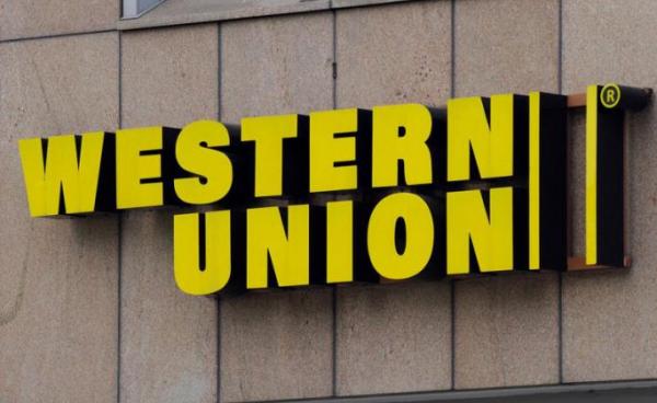 An image showing the company logo of Western Union money transfer. Photo: EPA